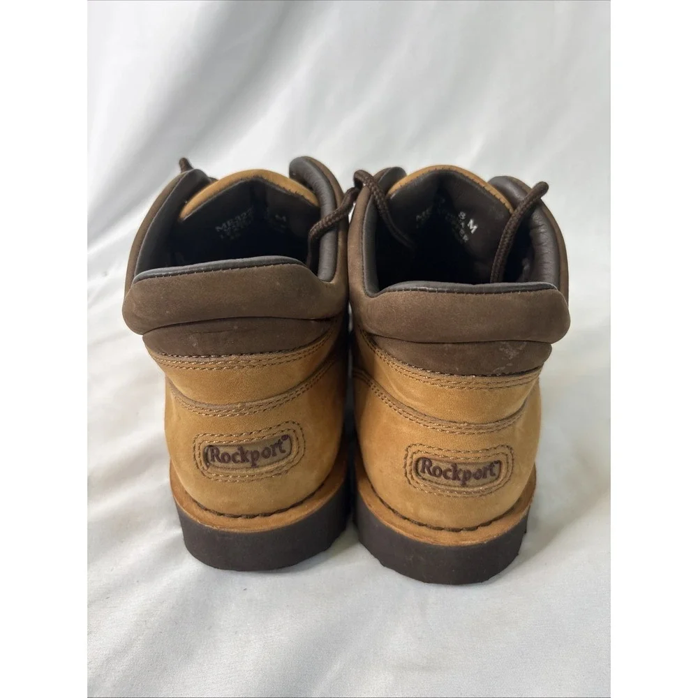 Rockport XCS‎ Umbwe II Trail Boots Men's 8M Wheat Tan Leather Waterproof Hiking